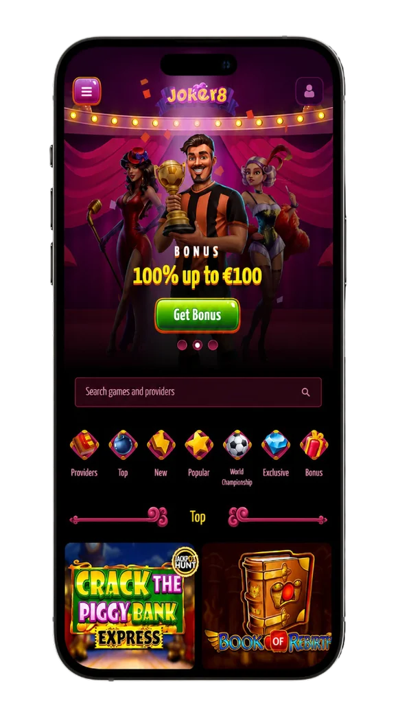 Joker8 casino application
